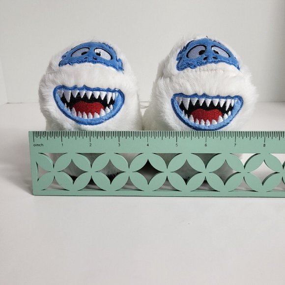 Rudolph Red Nosed Reindeer Slippers Abominable Snowman Sz 5/6 Christmas Toddler - Picture 13 of 16